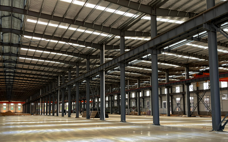 海东重型钢结构可用于大跨度工业厂房、大型仓库的建造!